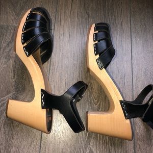 Black Swedish Hasbeens Fredrica EU 39